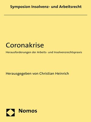 cover image of Coronakrise